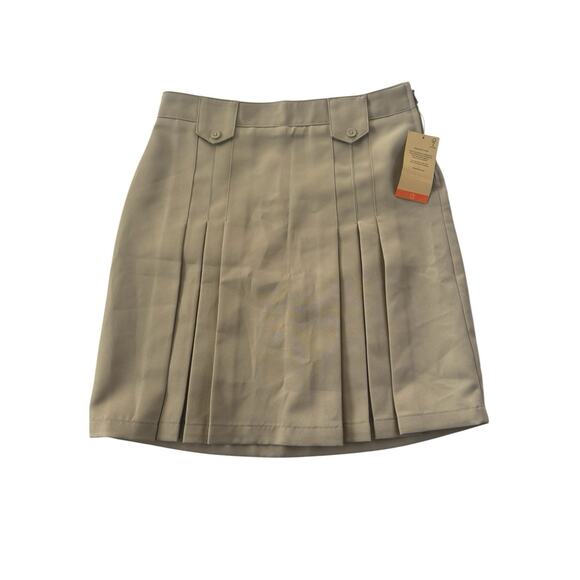 NWT French Toast Khaki Beige School Uniform Skirt Pleated #5252 - Picture 1 of 15
